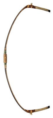 Lot 36 - A CHINESE MANCHU STYLE COMPOSITE BOW, QING DYNASTY, SECOND HALF OF THE 19TH CENTURY