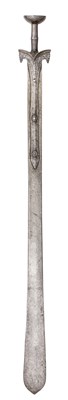 Lot 51 - â’¶ A RARE SOUTH INDIAN SWORD (KHANDA), 17TH CENTURY