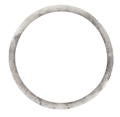 Lot 57 - â’¶ AN INDIAN THROWING RING (CHAKRAM) AND OTHER ITEMS, 19TH CENTURY