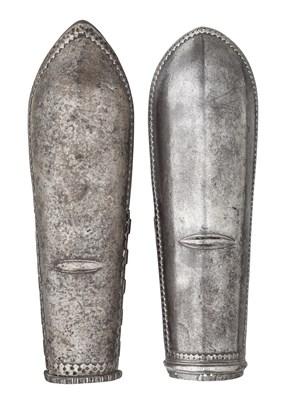 Lot 72 - â’¶ TWO SOUTH INDIAN ARM DEFENCES (DASTANA), 17TH/EARLY 18TH CENTURY