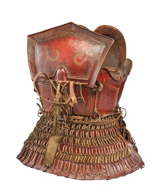 Lot 77 - â“Œ A RARE SOUTH-WEST CHINESE CUIRASS (PIXIONGJIA), YI OR NUOSU PEOPLE (LOLO), 19TH/EARLY 20TH CENTURY