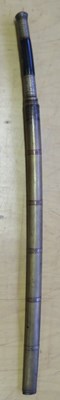 Lot 78 - A BURMESE SWORD (DHA), LATE 19TH/20TH CENTURY AND A SOCKET BAYONET, LATE 18TH/EARLY 19TH CENTURY