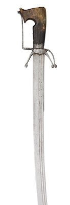 Lot 110 - A NORTH AFRICAN SWORD (NIMCHA), MOROCCO, EARLY 19TH CENTURY