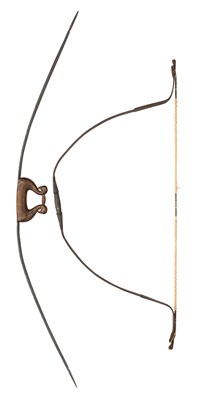 Lot 180 - TWO INDIAN STEEL BOWS, LATE 18TH/19TH CENTURY
