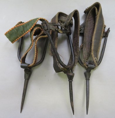 Lot 120 - A PAIR OF NORTH AFRICAN SPURS, ALGERIA OR MOROCCO, 19TH CENTURY