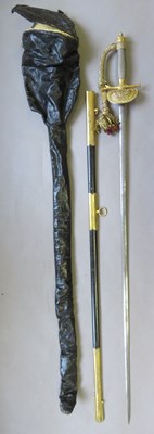 Lot 173 - â’¼ A VICTORIAN COURTSWORD, BY MEYER AND MORTIMER CONDUIT STREET, LONDON