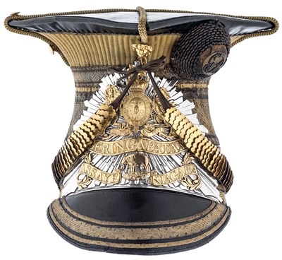 Lot 202 - AN OFFICER'S CHAPKA OF THE 19TH LANCERS