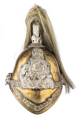 Lot 204 - AN AFGHAN ARTILLERY HELMET