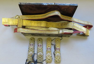 Lot 206 - FRONTIER FORCE CAVALRY OFFICERS' ACCOUTREMENTS, CIRCA 1901-3