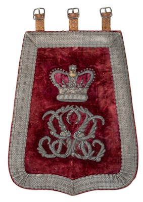 Lot 212 - A RARE GEORGIAN SCOTTISH YEOMANRY OFFICER'S SABRETACHE