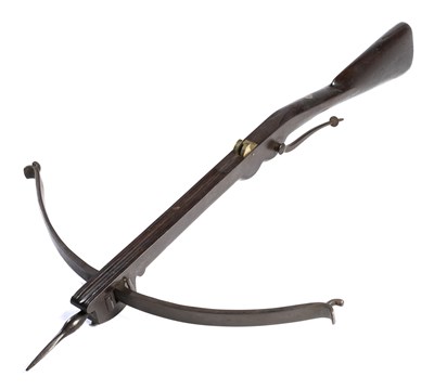 Lot 237 - A LARGE CROSSBOW, EARLY 19TH CENTURY, PROBABLY FLEMISH