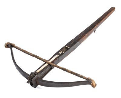 Lot 238 - A RARE CROSSBOW, EARLY 17TH CENTURY, ENGLISH OR SPANISH