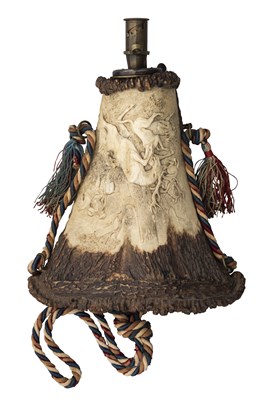 Lot 247 - A LARGE SOUTH GERMAN POWDER-FLASK, SECOND HALF OF THE 19TH CENTURY