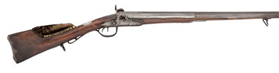 Lot 261 - â’¶ A 22 BORE D.B. FRENCH PERCUSSION SPORTING GUN BY BENOIT PENEL, CIRCA 1775