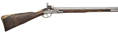 Lot 265 - â€¡ AN 18 BORE VIENNESE FLINTLOCK FOWLING-PIECE BY IOHANN WAASS IN WIEN, CIRCA 1720