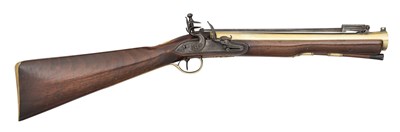 Lot 272 - â€¡ A FLINTLOCK BLUNDERBUSS BY W. PARKER, LONDON, CIRCA 1790