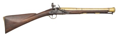 Lot 273 - â€¡ A FLINTLOCK BLUNDERBUSS BY NEWTON, GRANTHAM, BIRMINGHAM PRIVATE PROOF MARKS, CIRCA 1760