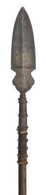 Lot 287 - â’¶ A GERMAN MILITARY SPONTOON, THIRD QUARTER OF THE 18TH CENTURY