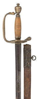 Lot 291 - â’¶ TWO 1796 PATTERN INFANTRY OFFICER'S SWORDS