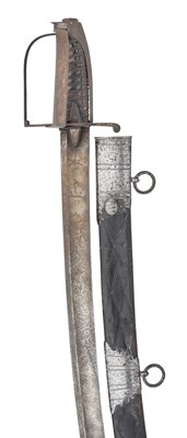 Lot 294 - â’¶ A RARE 1788 PATTERN LIGHT CAVALRY OFFICER'S SWORD WITH FOLDING GUARD