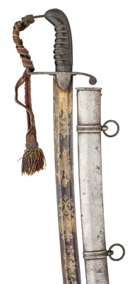 Lot 299 - â’¶ A 1796 PATTERN LIGHT CAVALRY OFFICER'S SWORD