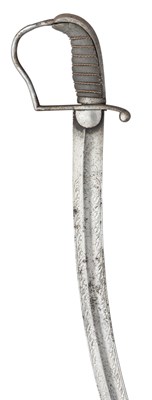 Lot 310 - â’¶ TWO CAVALRY OFFICER'S SWORDS, AND AN OFFICER'S SWORD