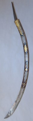 Lot 312 - â’¶ A DETACHED BLADE FROM AN OFFICER'S SWORD, EARLY 19TH CENTURY