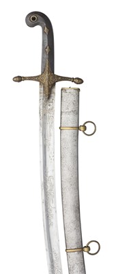 Lot 316 - â’¶ A LANCER OFFICER'S SWORD WITH MAMELUKE HILT, SECOND QUARTER OF THE 19TH CENTURY