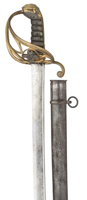 Lot 321 - â’¶ AN 1822 PATTERN ROYAL WELSH FUSILIERS OFFICER'S SWORD