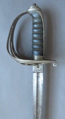 Lot 334 - â’¶ AN 1854 PATTERN 3RD REGIMENT OF FOOT GUARDS (SCOTS FUSILIERS) OFFICER'S SWORD, POST 1902