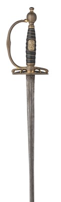Lot 351 - Ëœâ’¶ A NAVAL SWORD FOR A PURSER, CIRCA 1825-32 AND A NAVAL OFFICER'S SWORD, CIRCA 1825