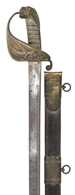 Lot 354 - â’¶ AN 1827 PATTERN NAVAL OFFICER'S SWORD