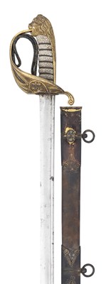 Lot 355 - â’¶ AN 1827 PATTERN NAVAL OFFICER'S SWORD