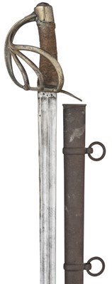 Lot 385 - â’¶ A FRENCH MODEL ANXI CAVALRY SWORD AND ANOTHER FRENCH REGULATION SWORD, DATED 1830