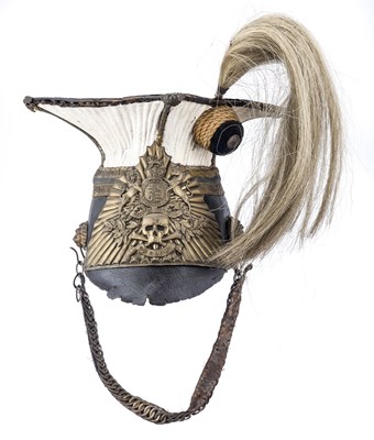 Lot 393 - â’¶ A VICTORIAN NCO'S CHAPKA OF THE 17TH LANCERS