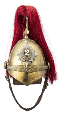 Lot 400 - â’¶ AN 1871 PATTERN TROOPER'S DRAGOON HELMET, AND ANOTHER