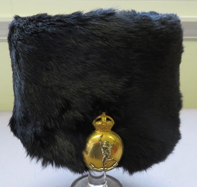 Lot 403 - â’¶ A ROYAL SIGNALS OFFICER'S BUSBY, CIRCA 1920-39