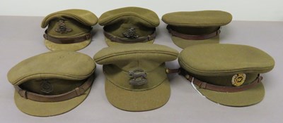 Lot 411 - â’¶ OFFICER'S SERVICE DRESS CAPS, MID-20TH CENTURY OR LATER
