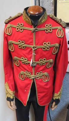 Lot 425 - â’¶ A LATE VICTORIAN STAFF OFFICER'S FULL DRESS TUNIC