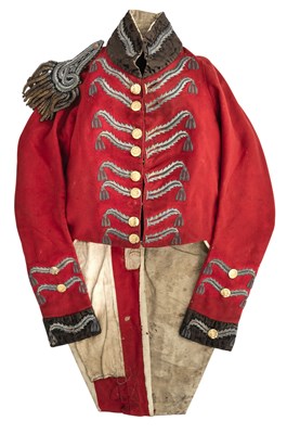 Lot 427 - â’¶ A GEORGIAN UNIFORM OF THE HOSPITAL STAFF