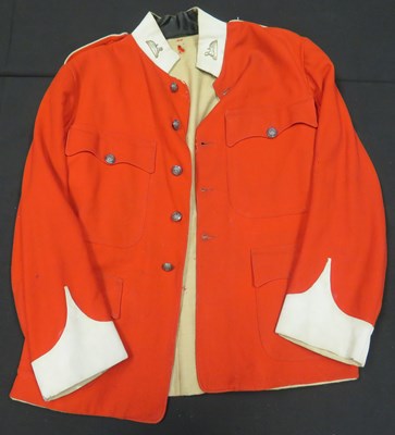 Lot 435 - â’¶ A LATE VICTORIAN INFANTRY OFFICER'S RED FROCK