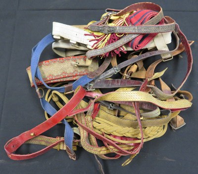 Lot 439 - â’¶ AN ASSORTMENT OF OFFICER'S UNIFORM ITEMS, LATE VICTORIAN AND EDWARDIAN
