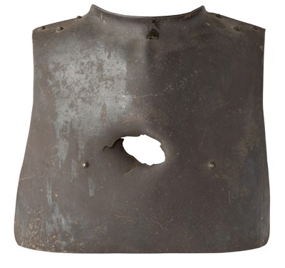 Lot 446 - â’¶ A GERMAN BREASTPLATE (SAPPENPANZER), CIRCA 1917
