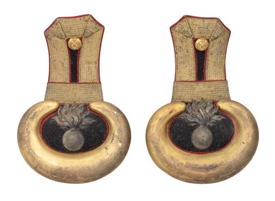 Lot 448 - â’¶ A VICTORIAN ROYAL ENGINEERS OFFICER'S UNDRESS SCALES