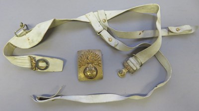 Lot 452 - â’¶ A VICTORIAN OFFICER'S SHOULDER BELT PLATE OF THE GRENADIER GUARDS