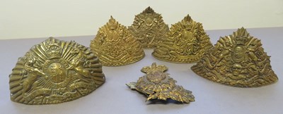 Lot 459 - â’¶ A GROUP OF OR'S CHAPKA-PLATES AND OTHER ITEMS