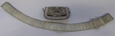 Lot 464 - â’¶ A POUCH AND BELT OF THE ROYAL ARTILLERY VOLUNTEERS