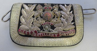 Lot 465 - â’¶ AN OFFICER'S POUCH OF THE ESSEX ARTILLERY VOLUNTEERS