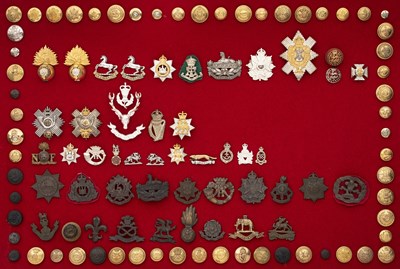 Lot 475 - â’¶ BADGES AND BUTTONS, CIRCA 1902-14