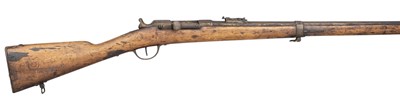 Lot 502 - â’¶ A FRENCHNEEDLE-FIRE CHASSEPOT RIFLE AND A  FRENCH NEEDLE-FIRE CHASSEPOT CARBINE